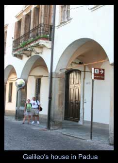 Galileo’s house in Padua